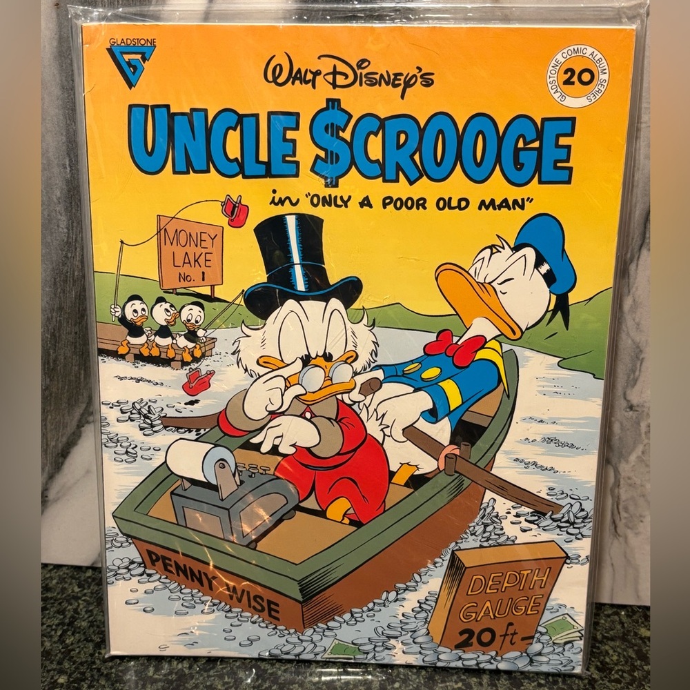 Walt Disney Uncle Scrooge Comic Book - Yellow Cover